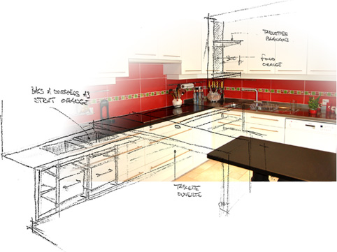 Plan d'agencement de maison